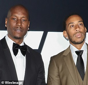 Going forever! Ludacris (right) joked that he and Tyrese (left) will look like this in Fast & Furious 50