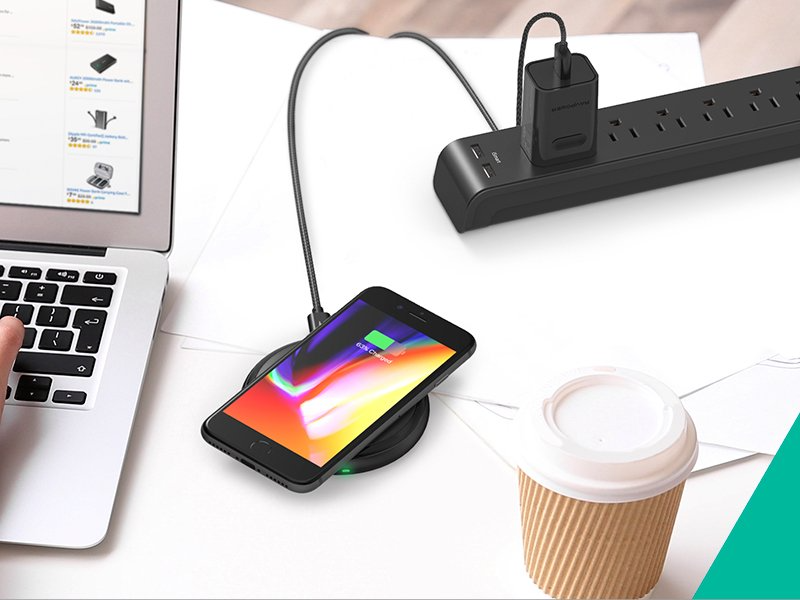 A wireless charging pad